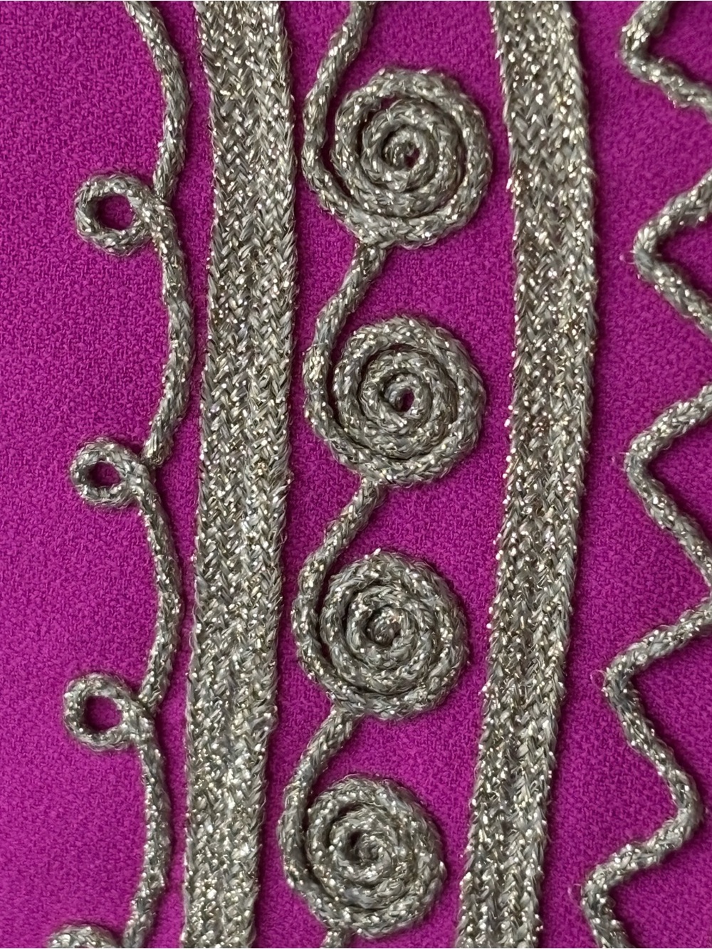 Lilly Pulitzer Pink Maxi Sandrah Dress Gold Embroidered Sleeveless Resort Sz 12 - Picture 5 of 10